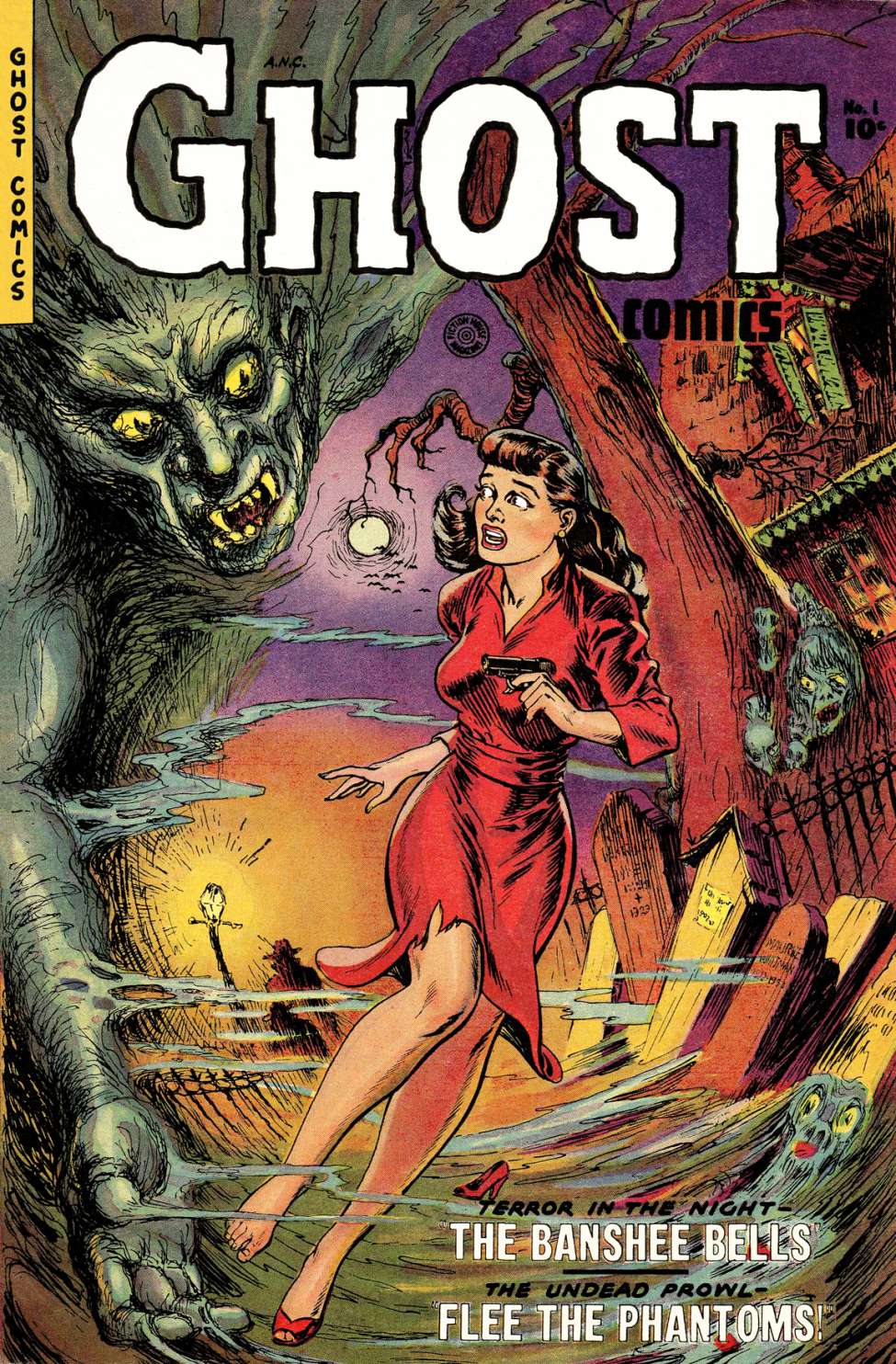 Comic Book Cover For Ghost Comics 1 - Version 1