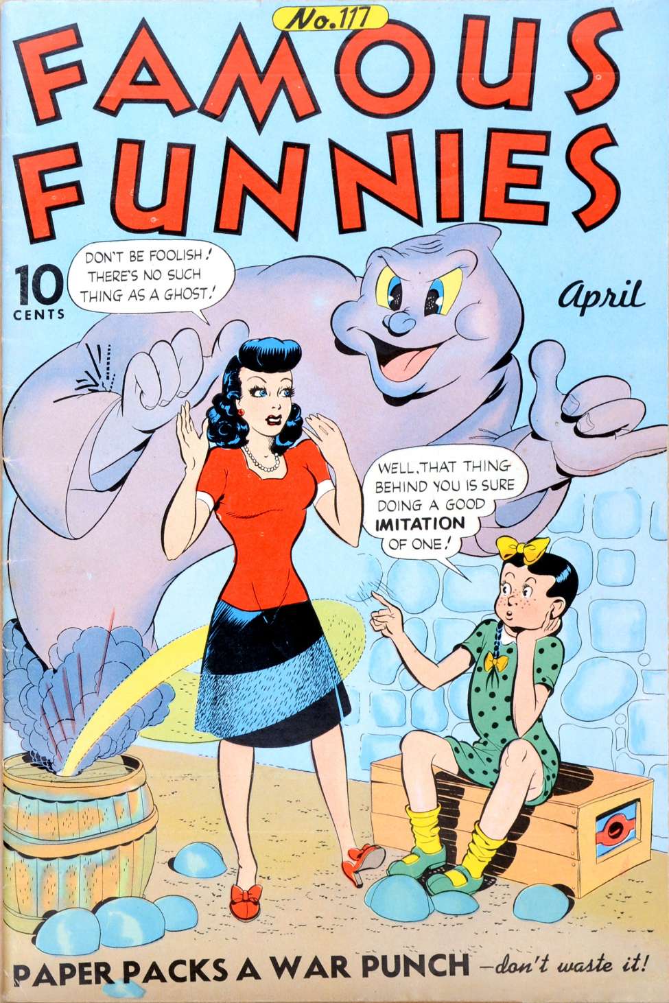 Book Cover For Famous Funnies 117
