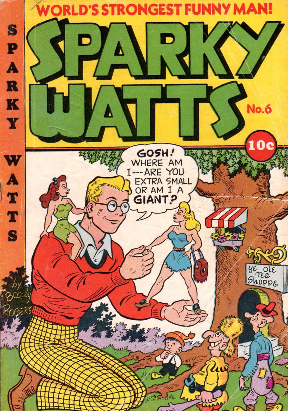 Comic Book Cover For Sparky Watts 6