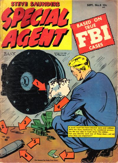 Comic Book Cover For Special Agent 8 - Version 1
