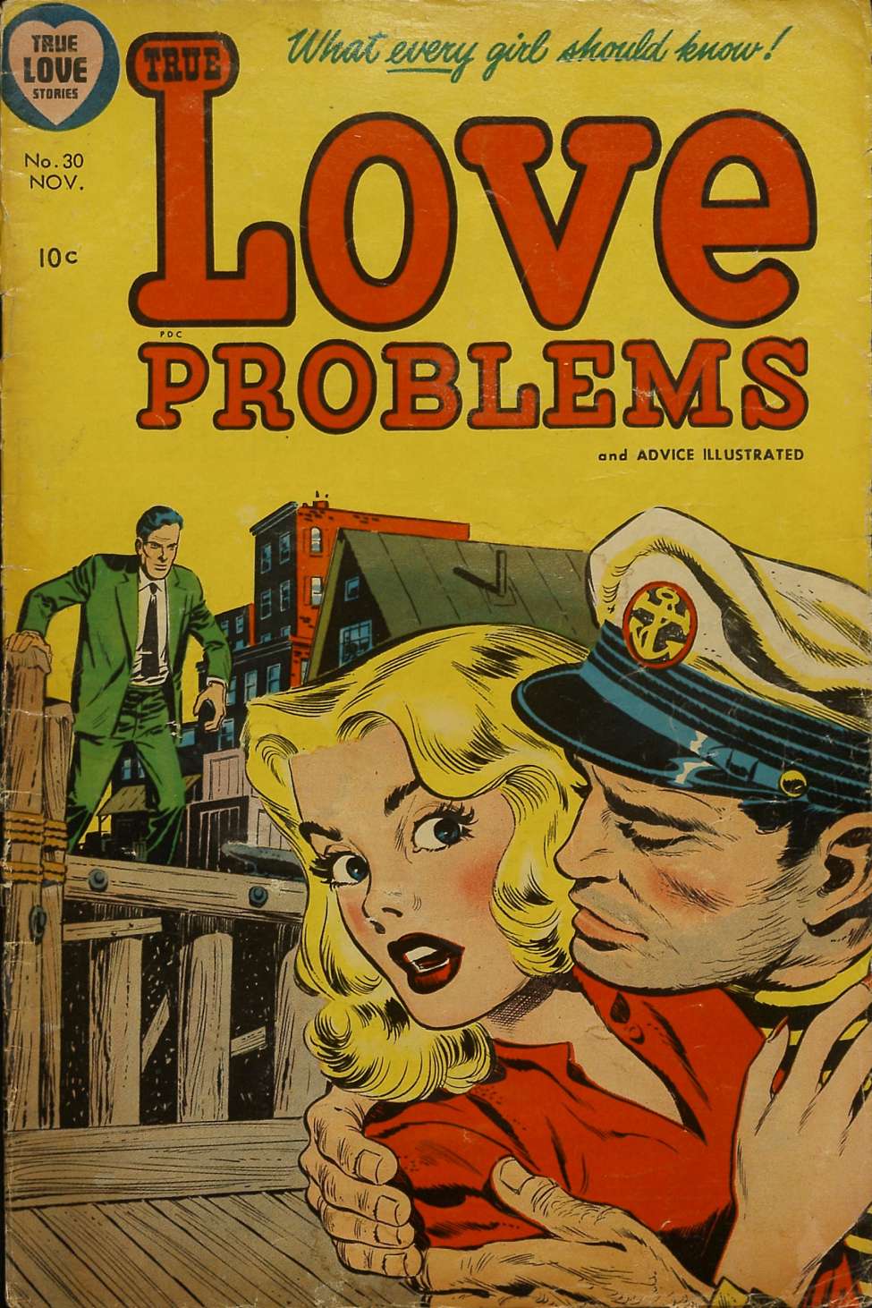 Comic Book Cover For True Love Problems and Advice Illustrated 30