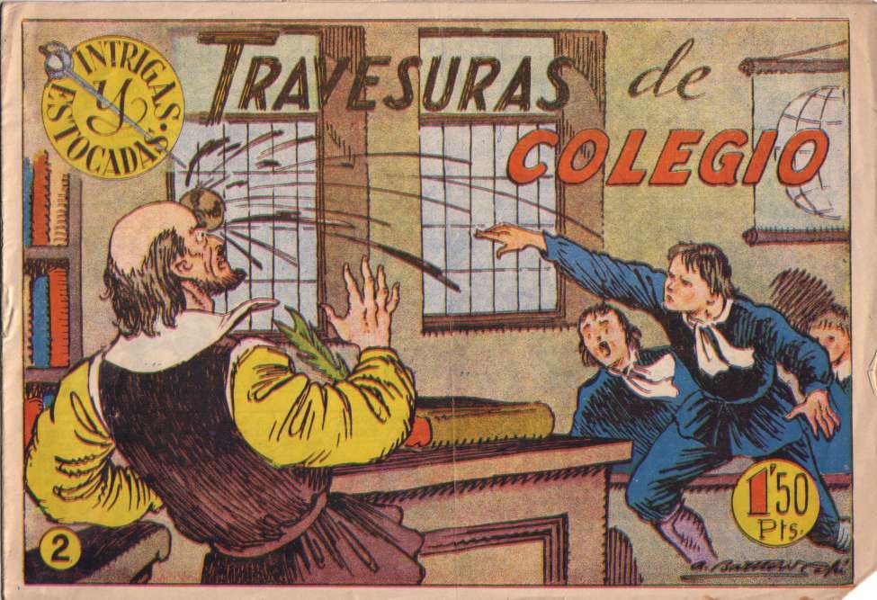 Comic Book Cover For Intrigas y Estocadas 2 - Travesuras de Colegio