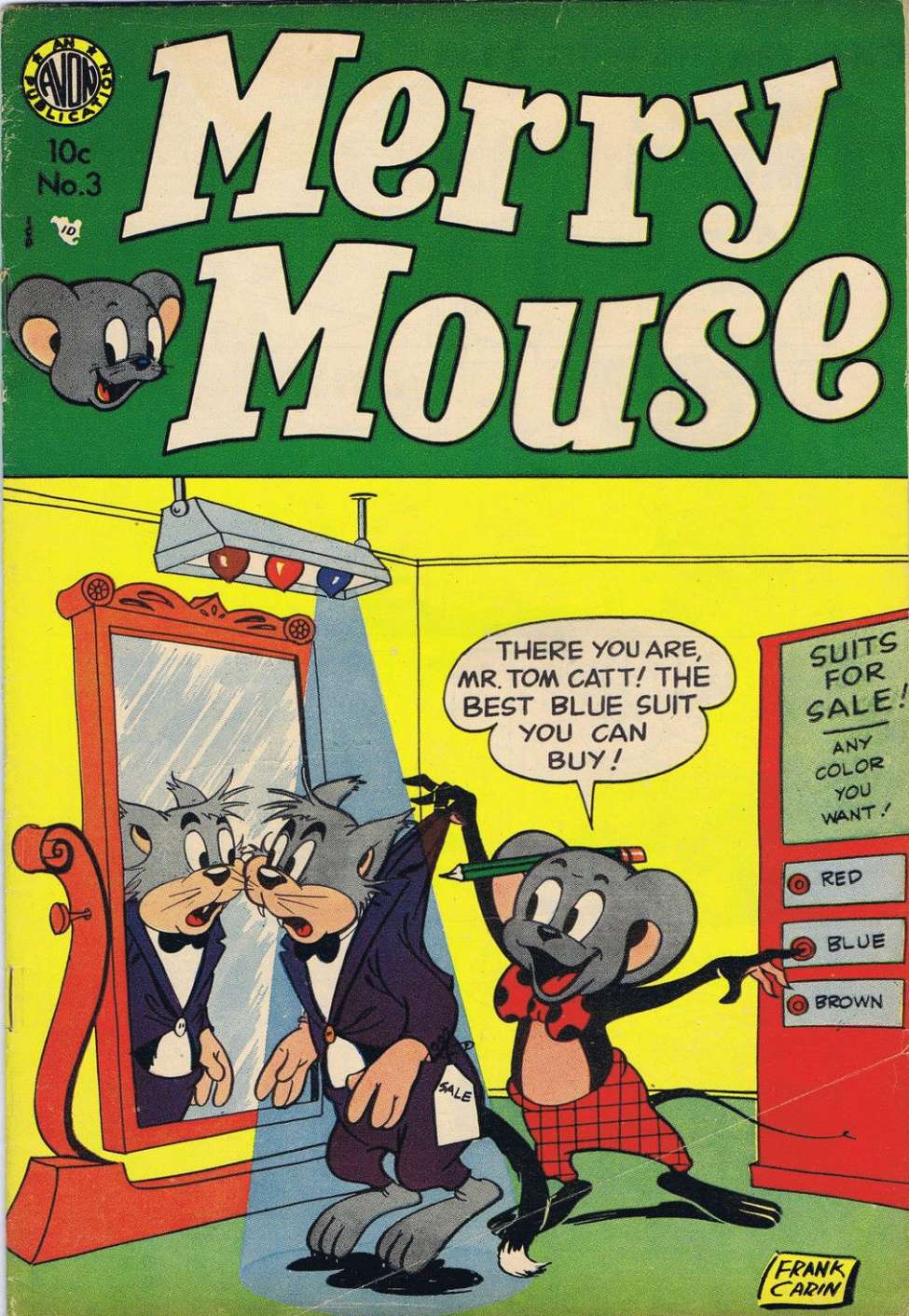 Comic Book Cover For Merry Mouse 3
