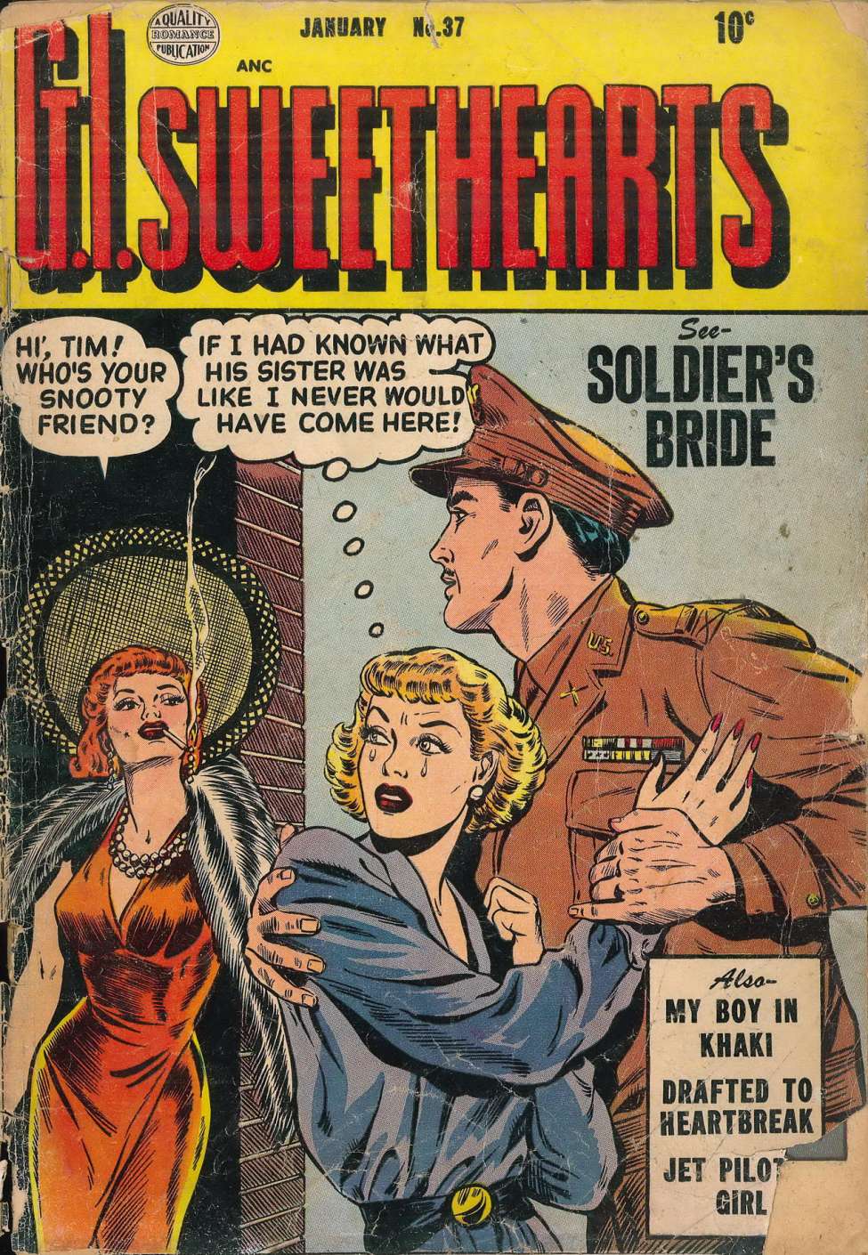 Comic Book Cover For G.I. Sweethearts 37