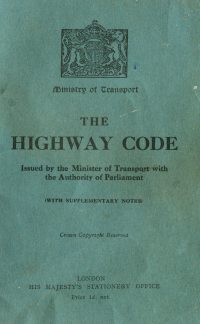 Large Thumbnail For The Highway Code 1935