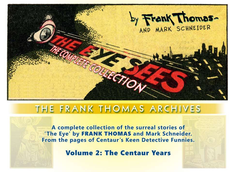 Comic Book Cover For Frank Thomas Archives v2 - The Complete Eye (Centaur)