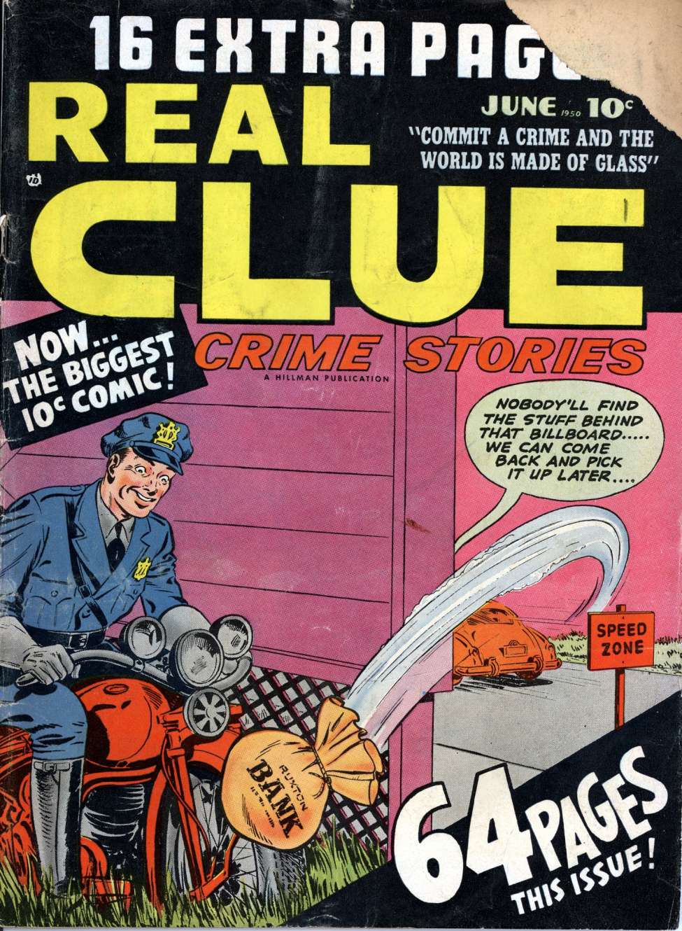 Comic Book Cover For Real Clue Crime Stories v5 4