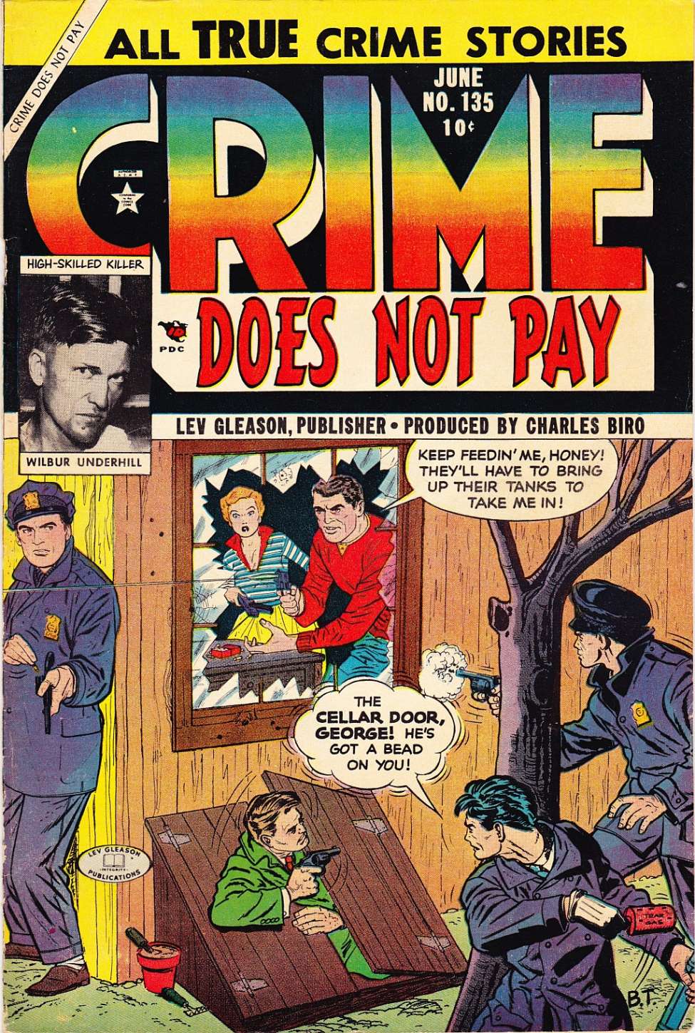 Book Cover For Crime Does Not Pay 135
