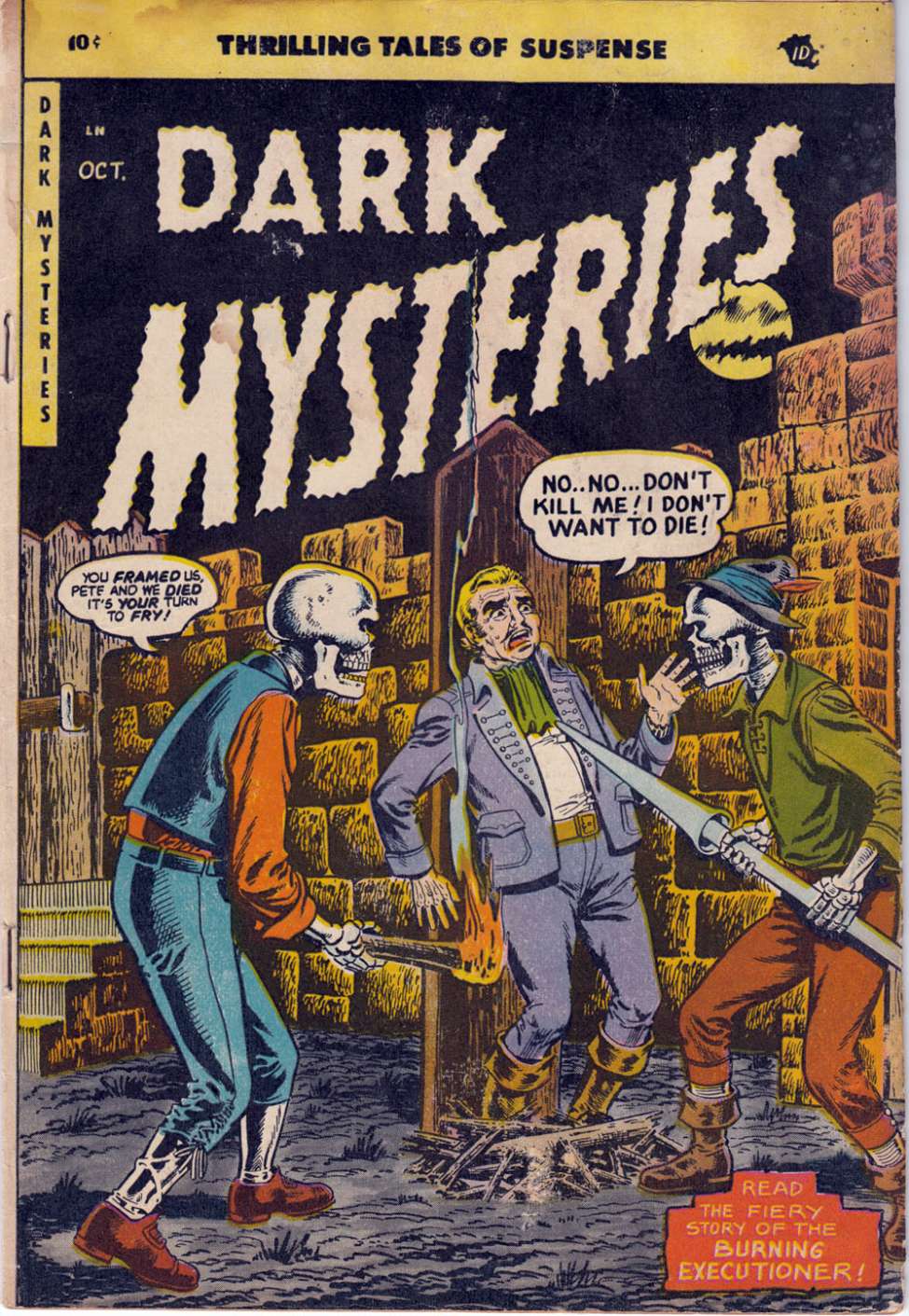 Comic Book Cover For Dark Mysteries 20