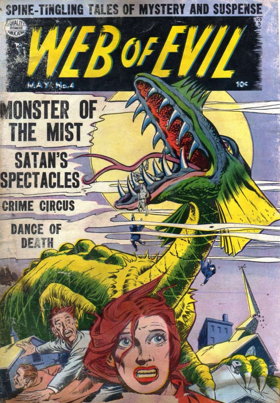 Comic Book Cover For Web of Evil 4