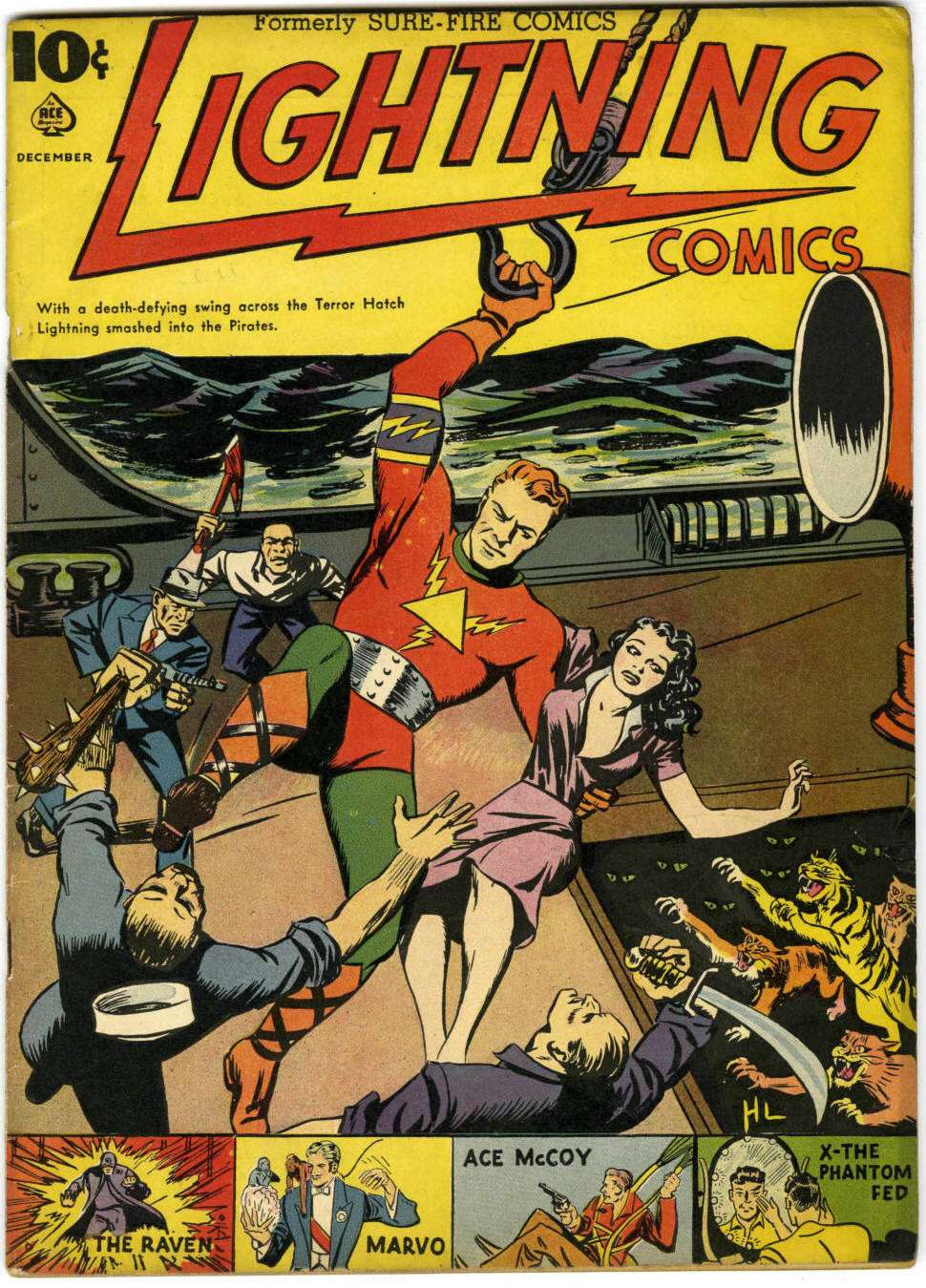 Comic Book Cover For Lightning Comics v1 4