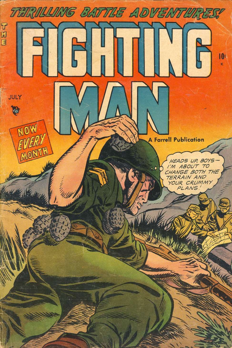 Comic Book Cover For Fighting Man 8