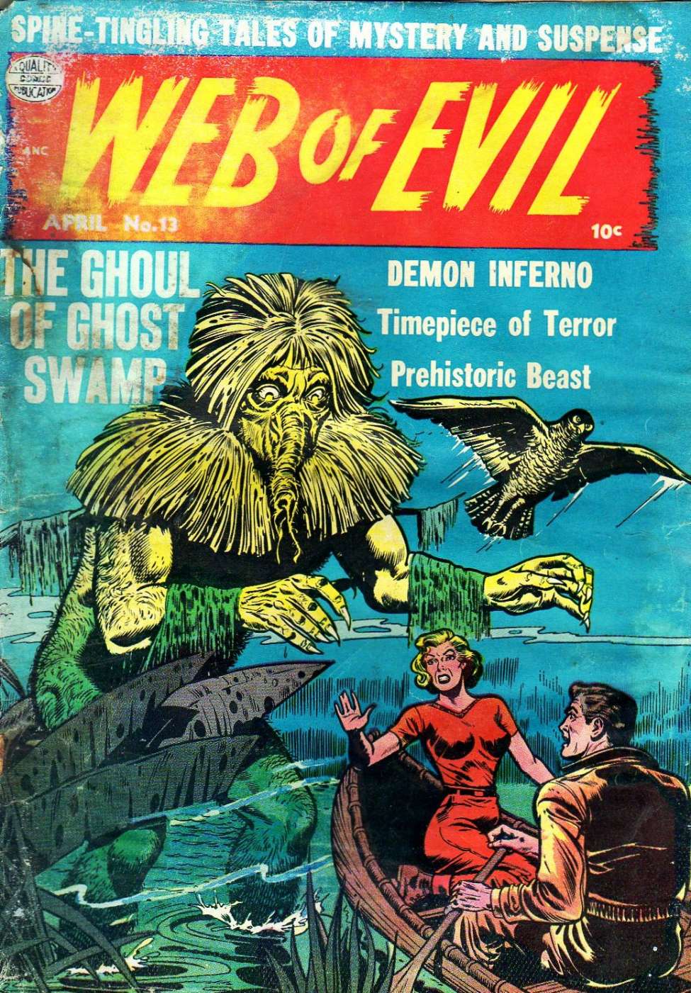 Comic Book Cover For Web of Evil 13