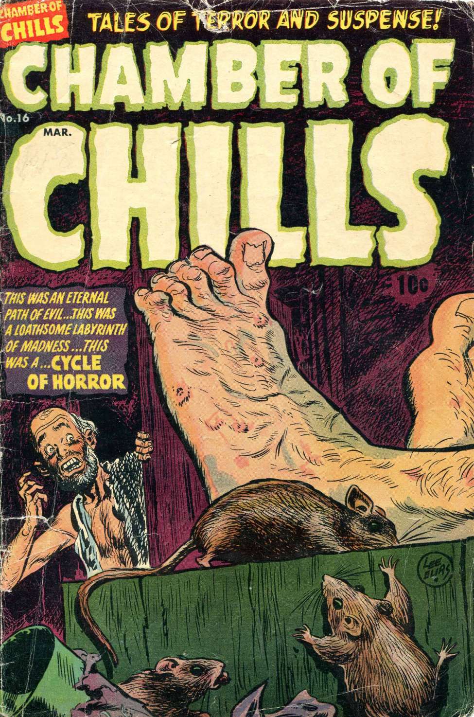 Comic Book Cover For Chamber of Chills 16