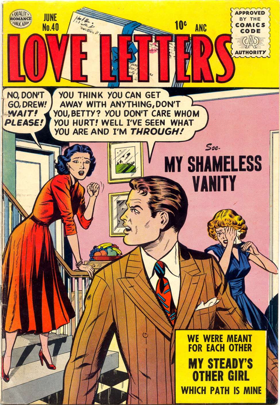 Comic Book Cover For Love Letters 40