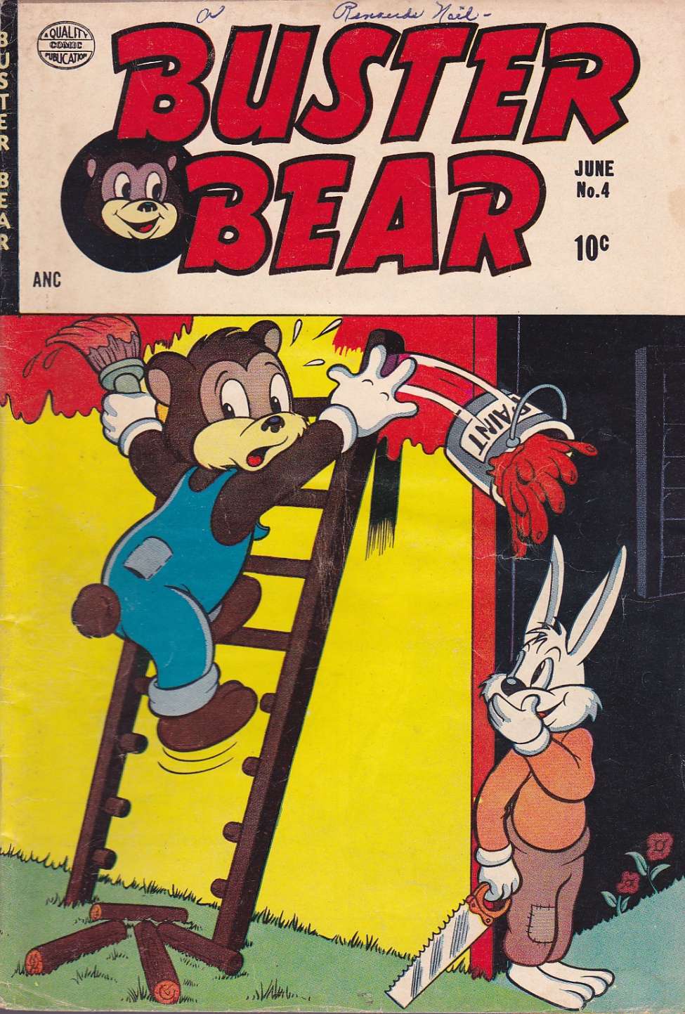 Comic Book Cover For Buster Bear 4