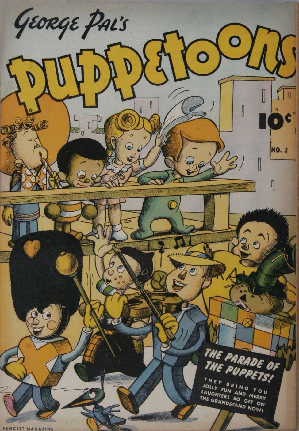 Comic Book Cover For George Pal's Puppetoons 2