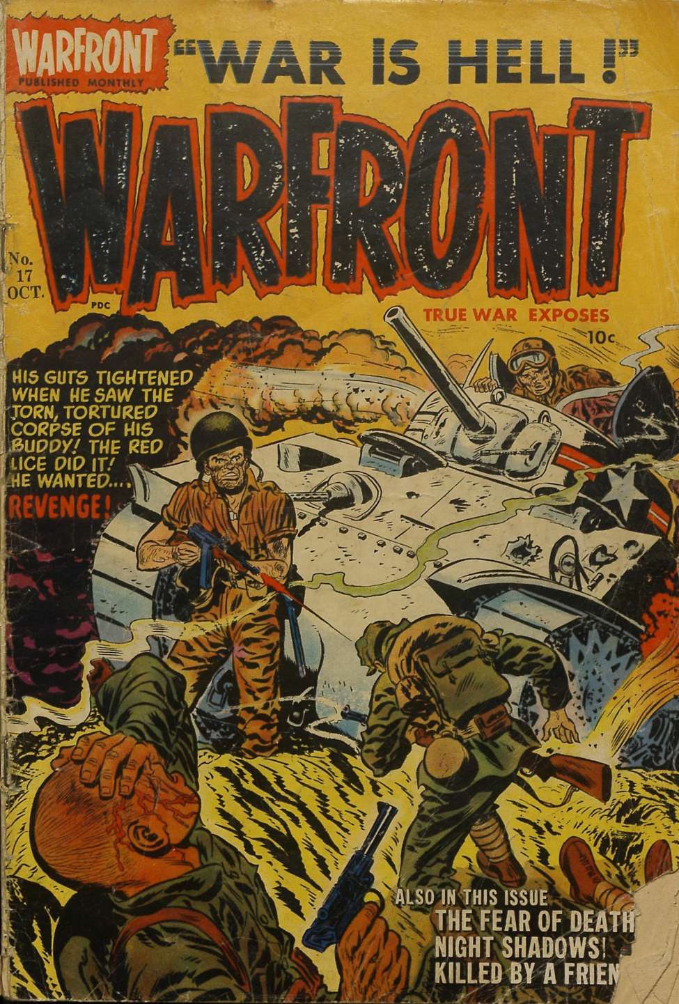 Comic Book Cover For Warfront 17 - Version 2