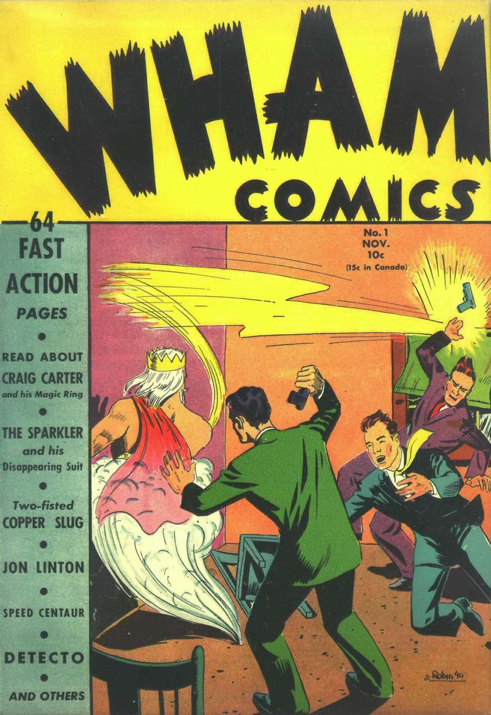 Book Cover For Wham Comics 1 - Version 2