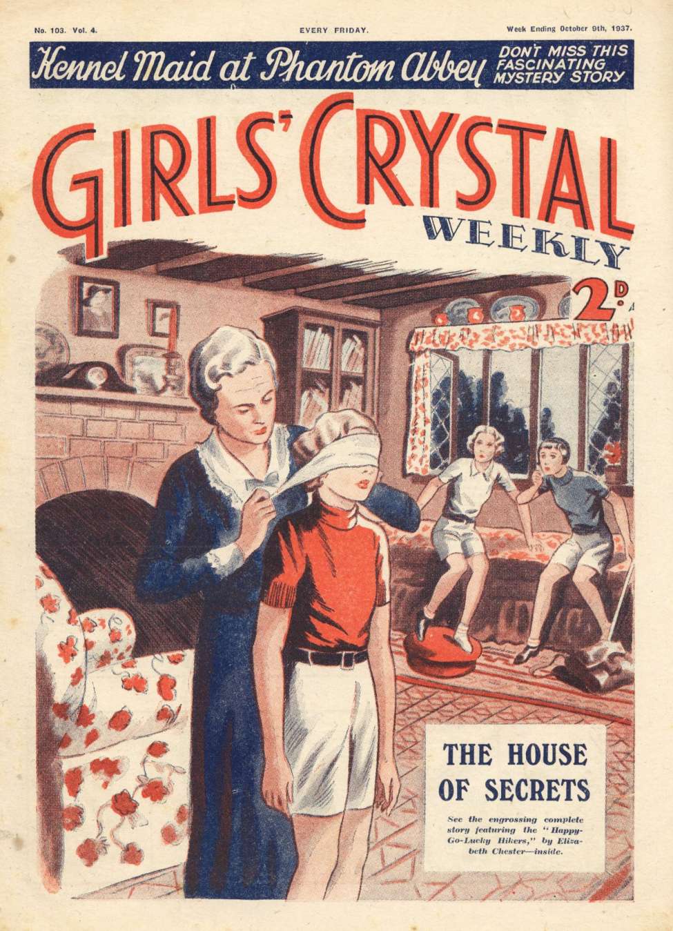 Comic Book Cover For Girls' Crystal 103 - Stella and The Sheik of Mystery