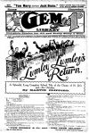 Cover For The Gem v2 158 - Lumley-Lumley’s Return