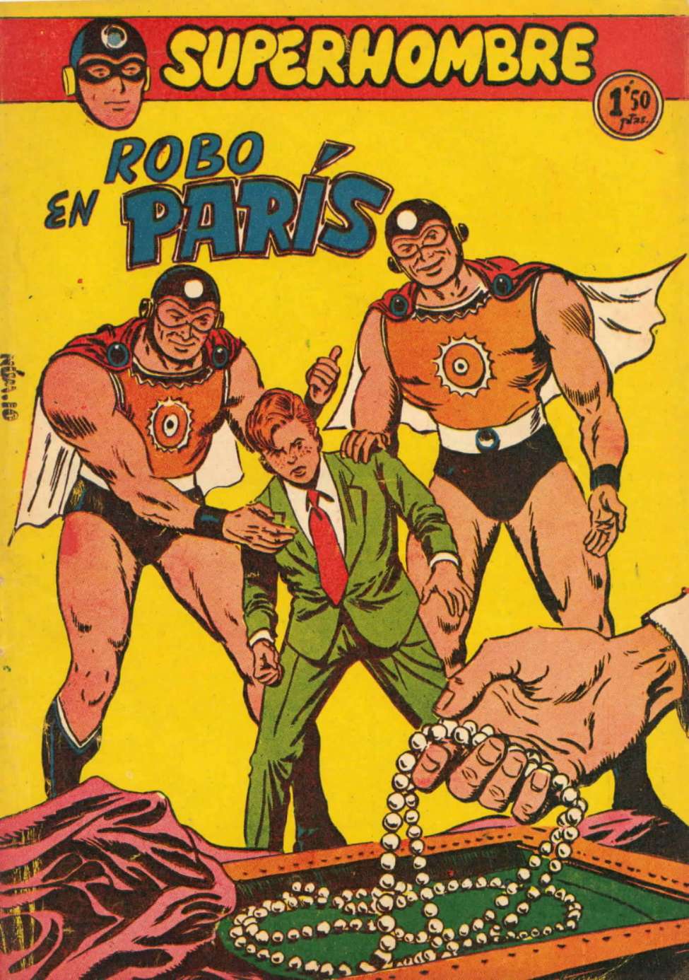 Comic Book Cover For SuperHombre 10 Robo en Paris