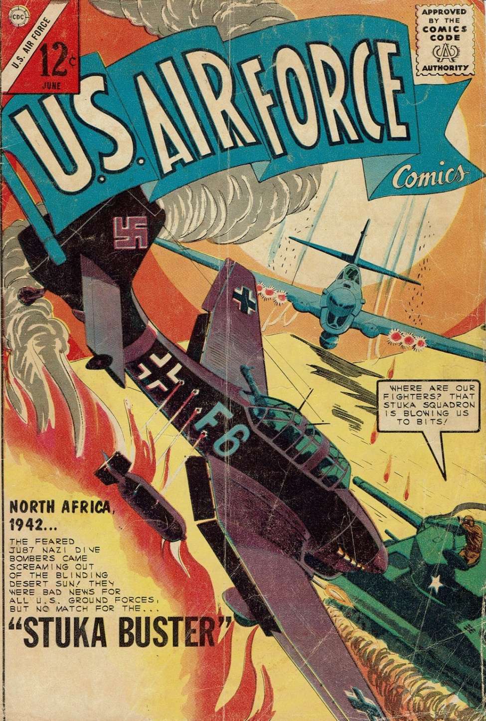 Comic Book Cover For U.S. Air Force Comics 33