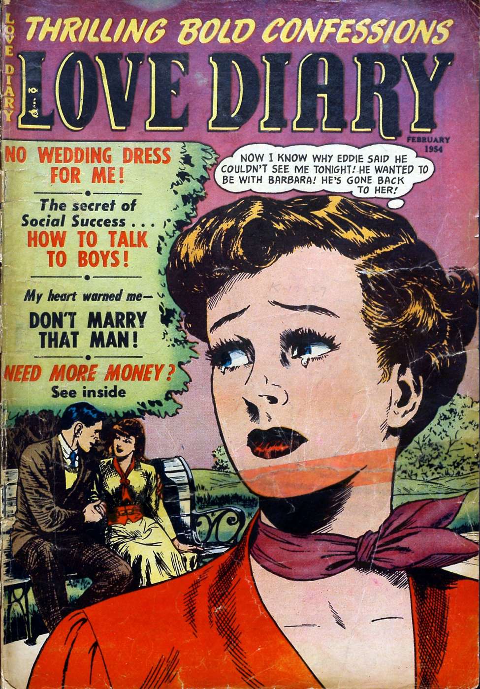 Comic Book Cover For Love Diary 40