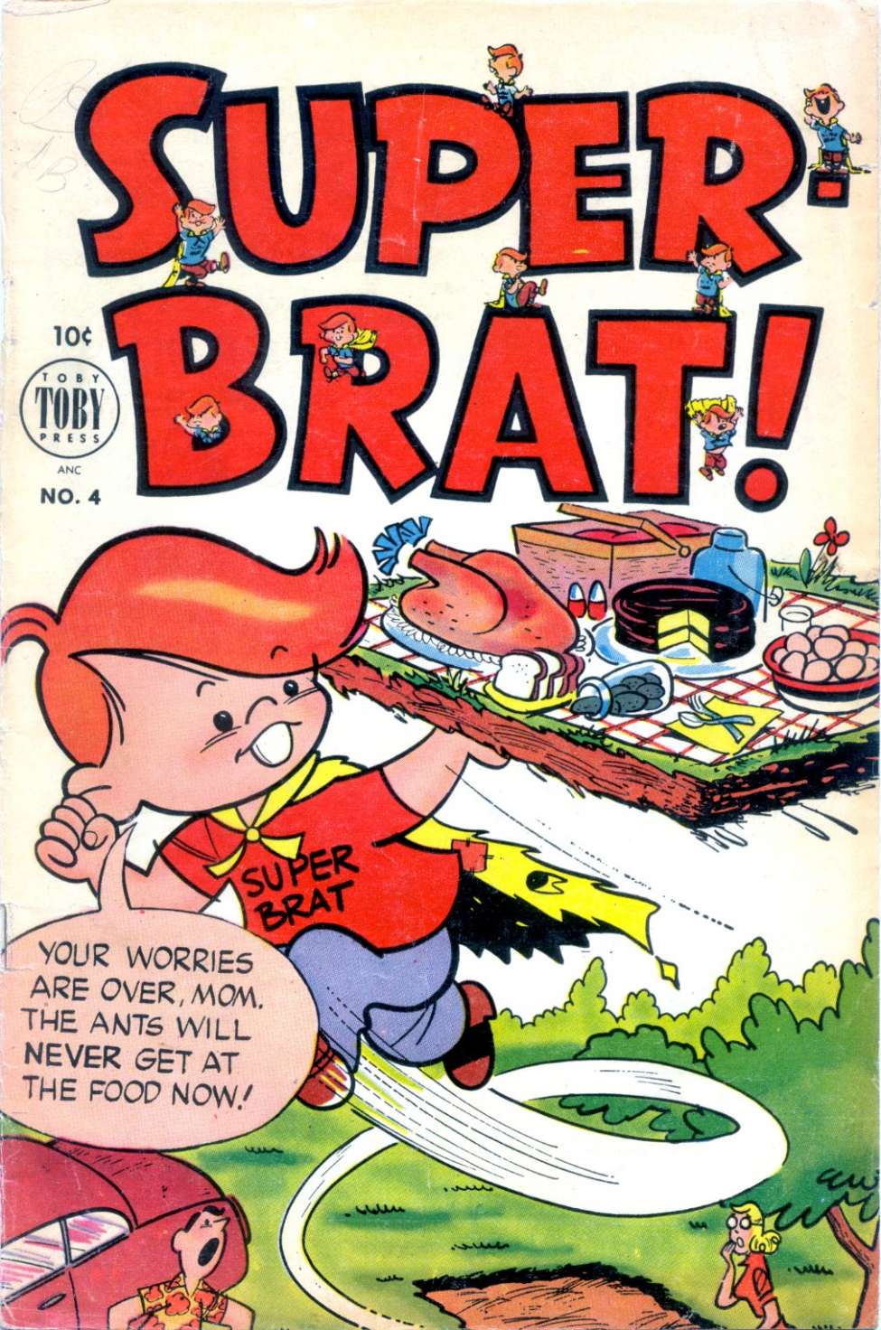 Comic Book Cover For Super-Brat 4