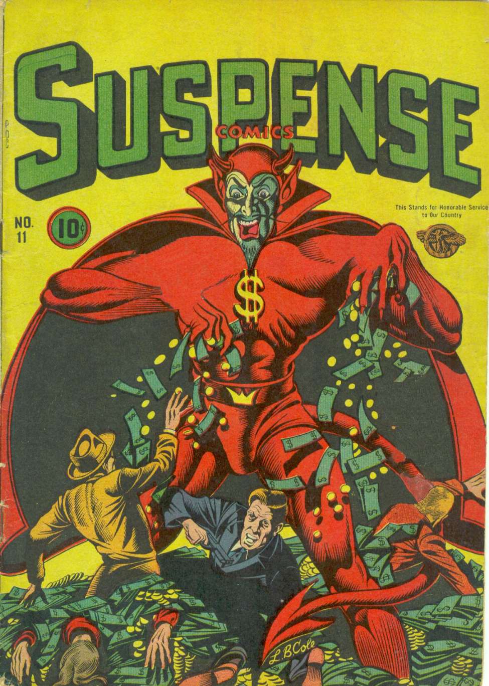 Comic Book Cover For Suspense Comics 11