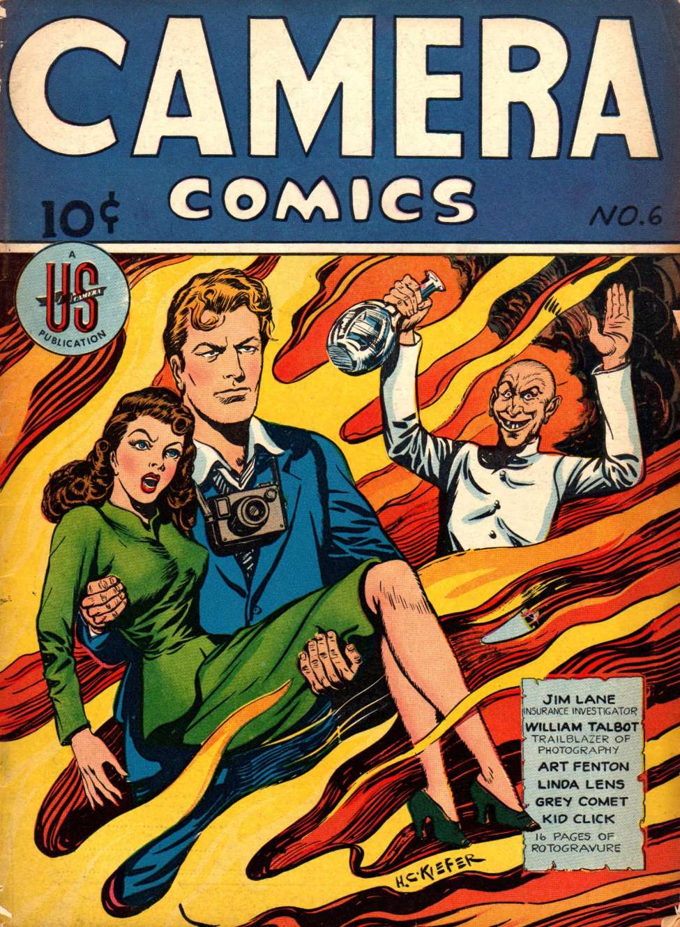 Comic Book Cover For Camera Comics 6