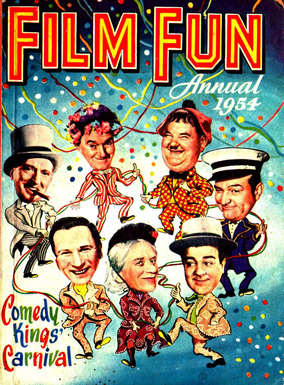 Book Cover For Film Fun Annual 1954