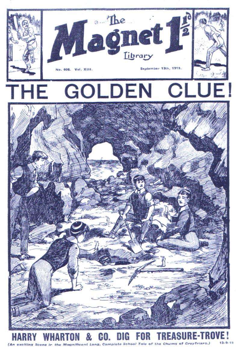 Book Cover For The Magnet 605 - The Golden Clue
