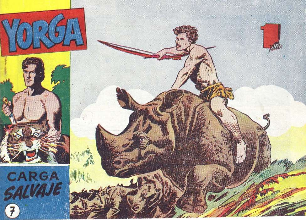 Comic Book Cover For Yorga 7 - Carga salvaje