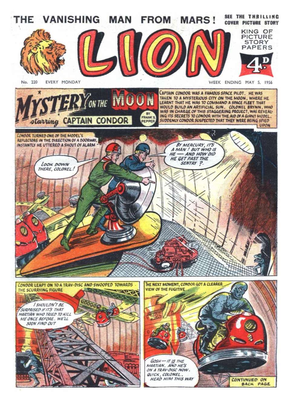 Comic Book Cover For Lion 220
