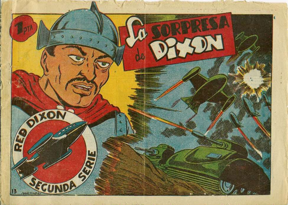 Comic Book Cover For Red Dixon 13 - La Sorpresa De Dixon