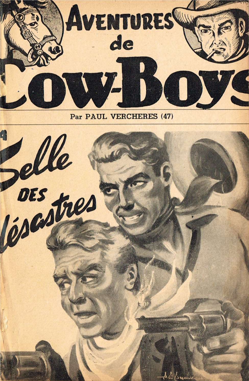 Book Cover For Aventures de Cow-Boys 47 - La Selle des Désastres