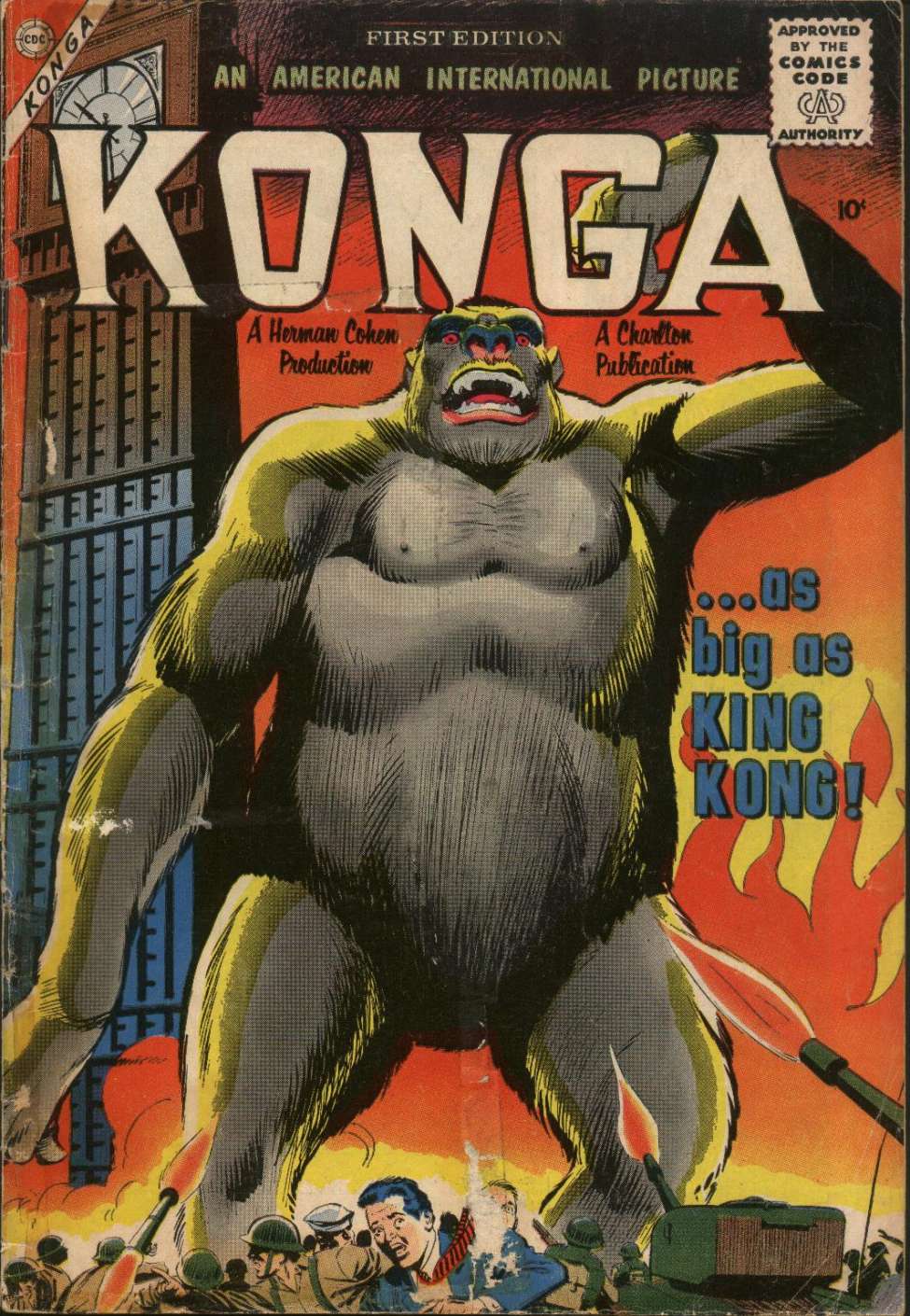 Comic Book Cover For Konga 1