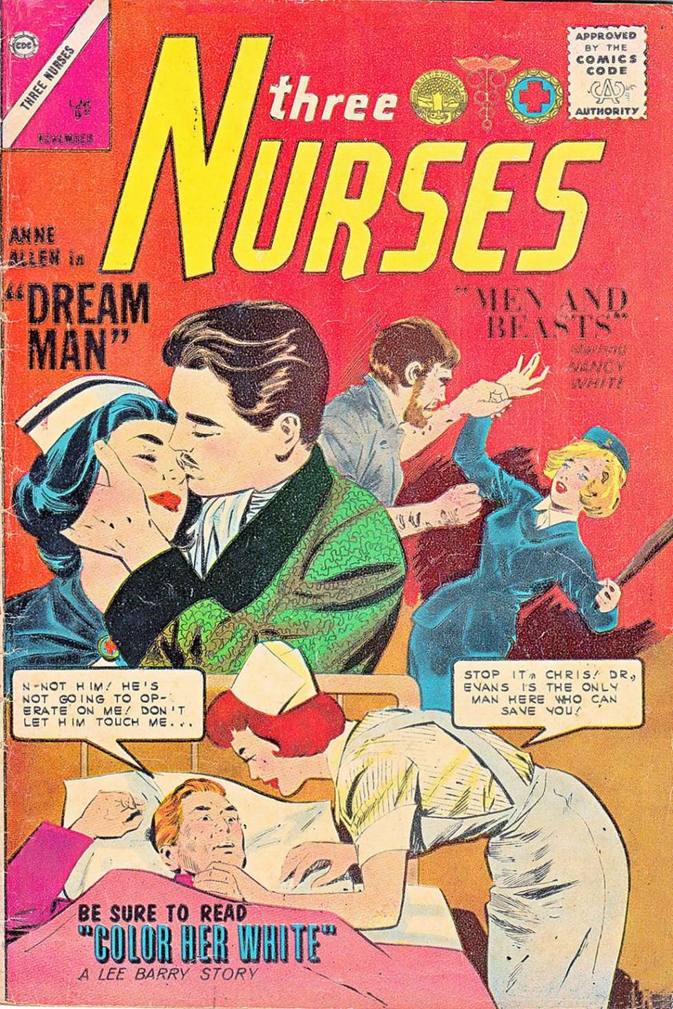 Comic Book Cover For Three Nurses 21