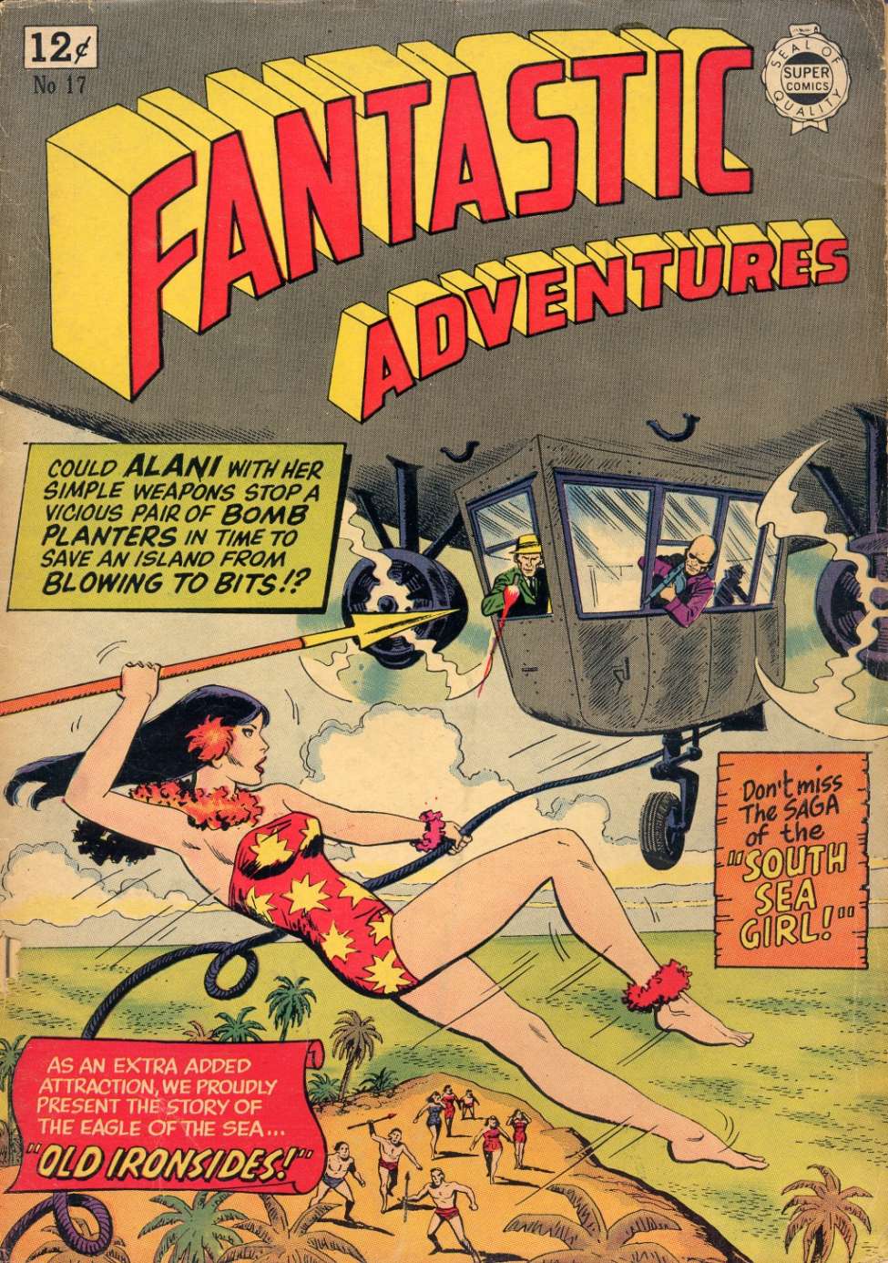 Comic Book Cover For Fantastic Adventures 17