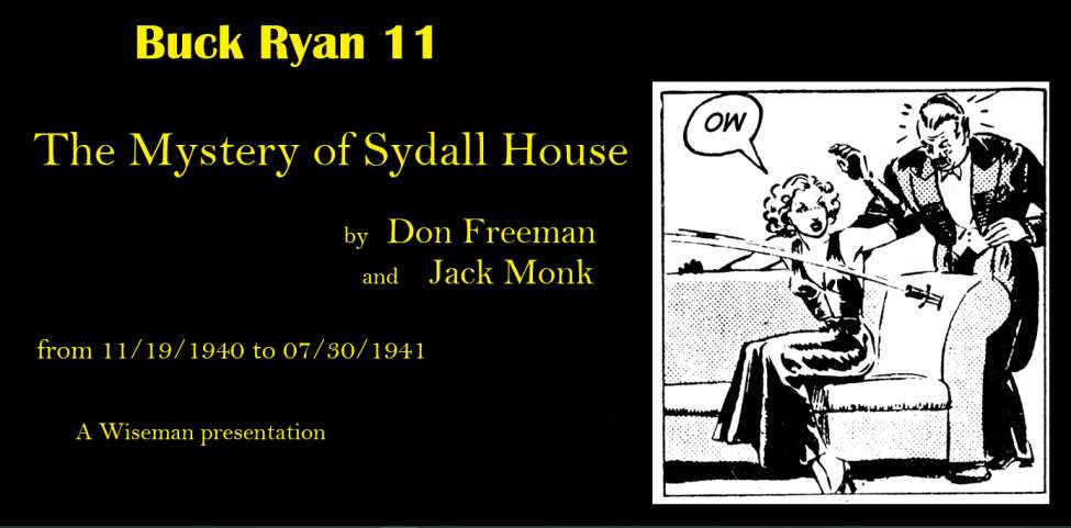 Comic Book Cover For Buck Ryan 11 - The Mystery of Sydall House
