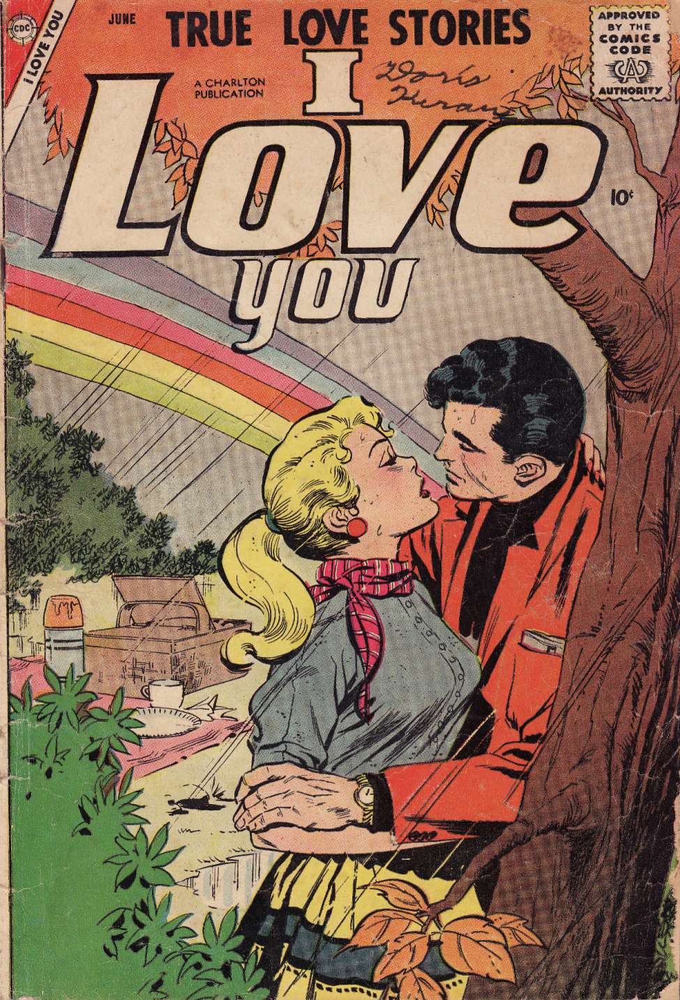 Comic Book Cover For I Love You 18