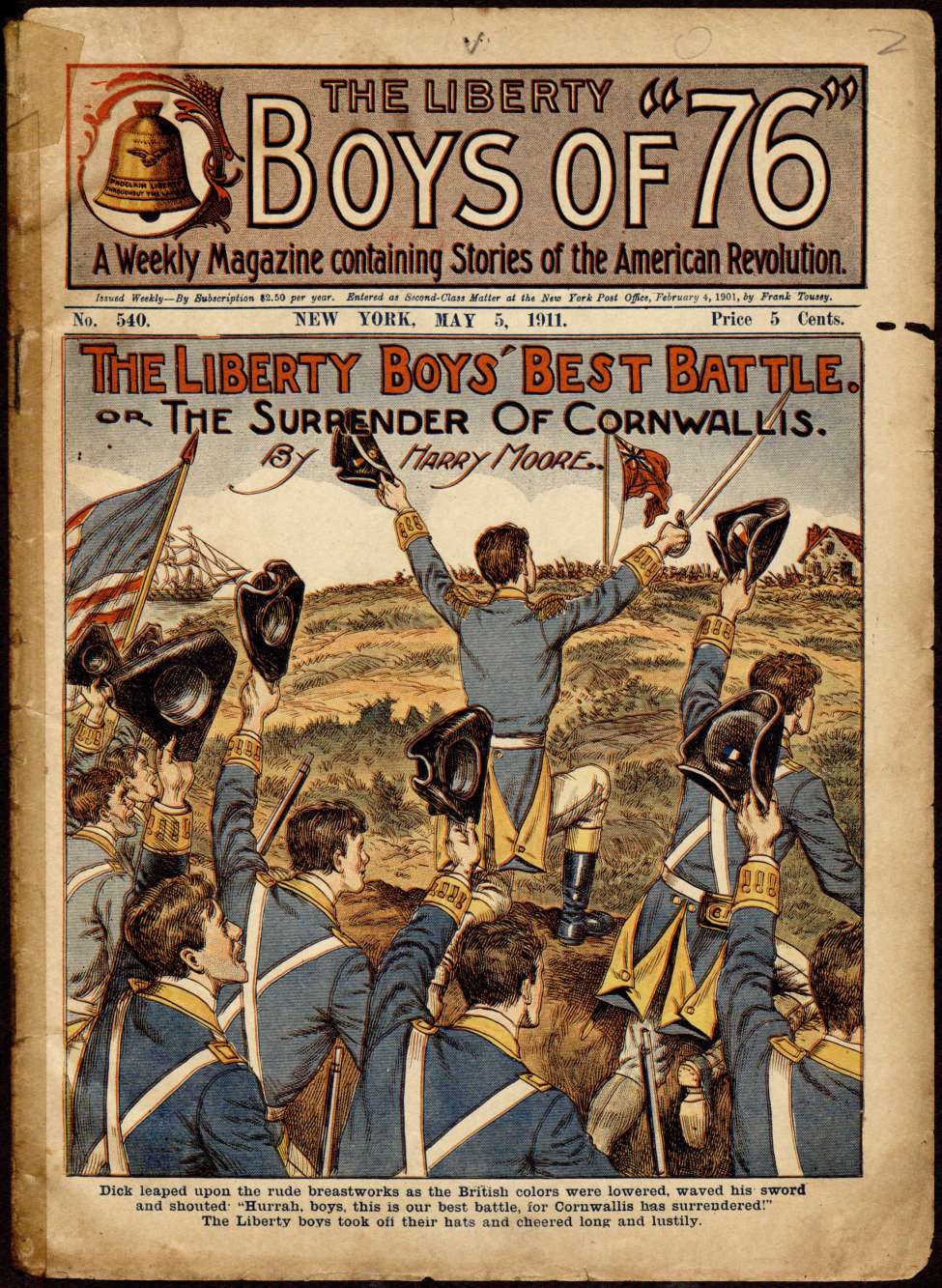 Book Cover For The Liberty Boys of 76 540 - The Liberty Boys' Best Battle
