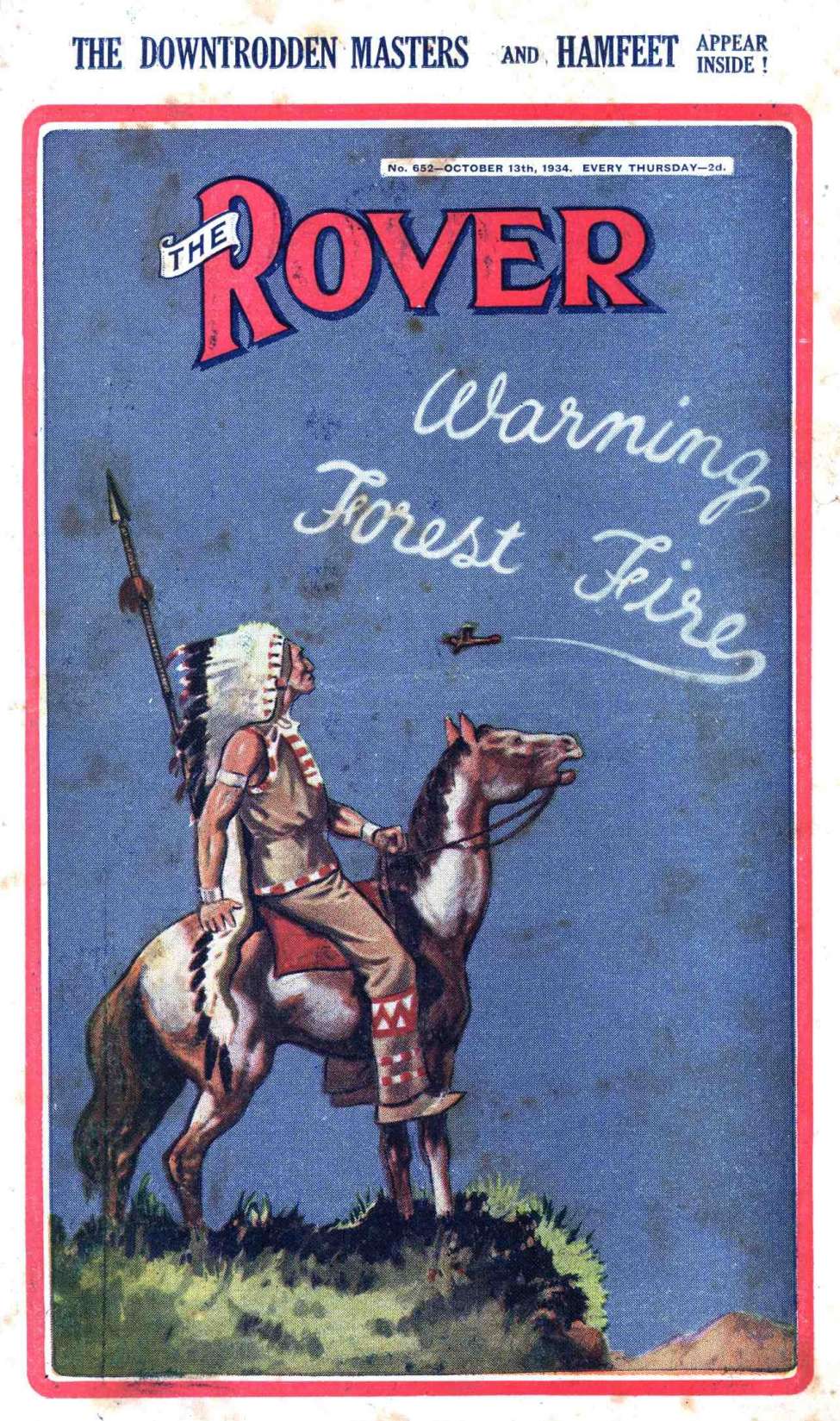 Book Cover For The Rover 652