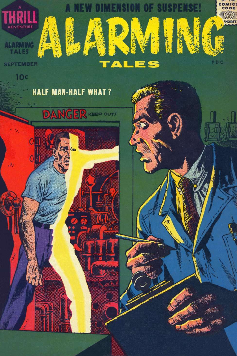 Comic Book Cover For Alarming Tales 5