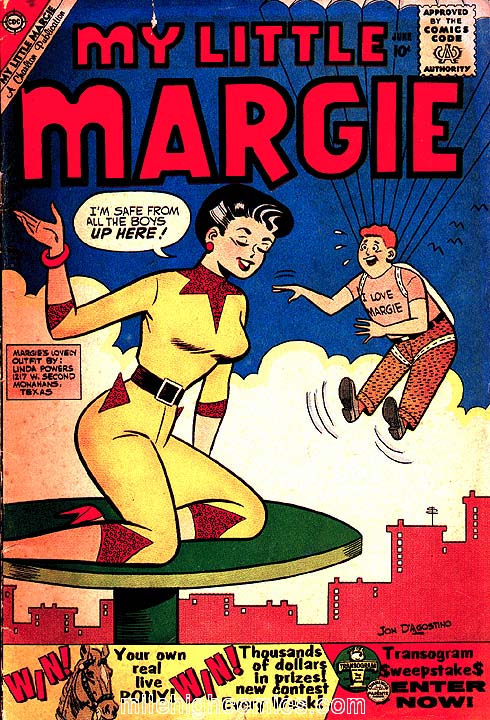 Comic Book Cover For My Little Margie 30