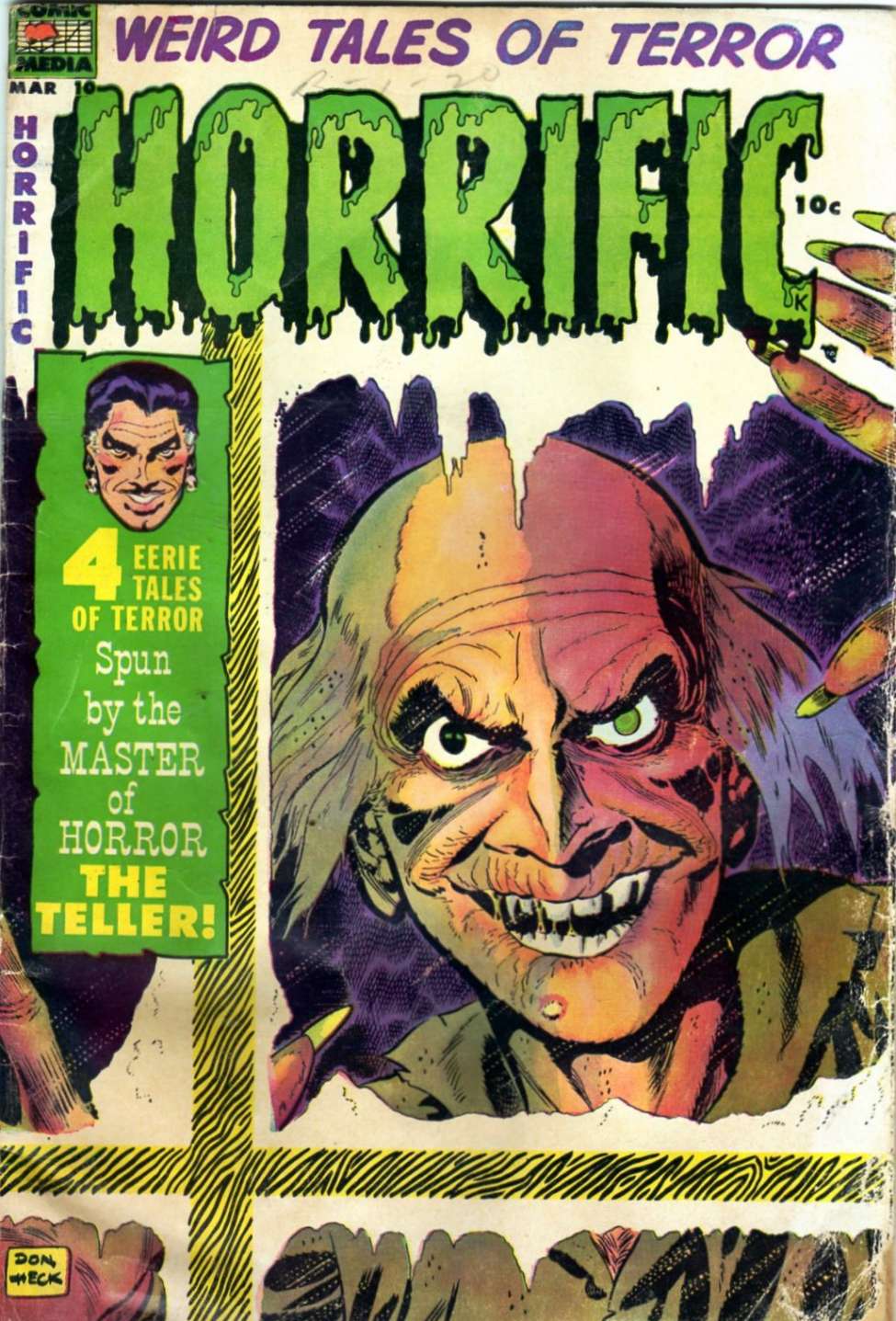 Comic Book Cover For Horrific 10