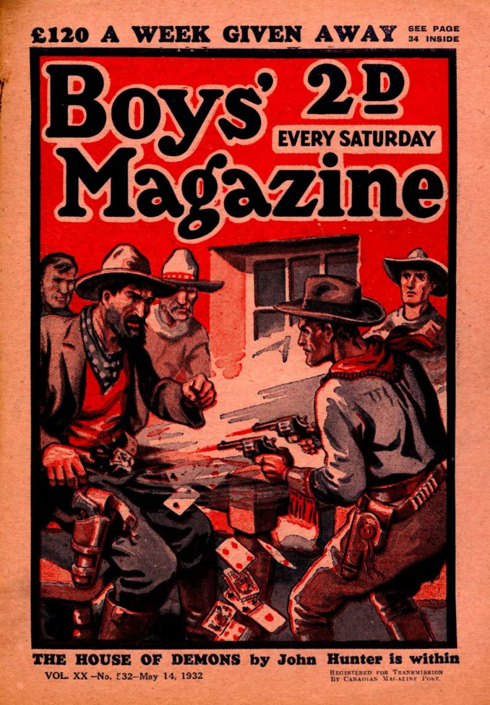 Book Cover For Boys' Magazine 532