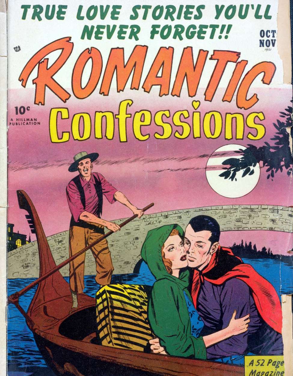 Comic Book Cover For Romantic Confessions v2 4