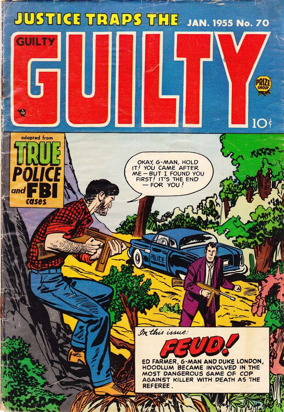 Comic Book Cover For Justice Traps the Guilty 70